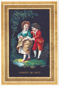 Nieuwjaarskaartje van Adrien Henri MG (1873-1965) voor zijn ouders (1881-01-01)